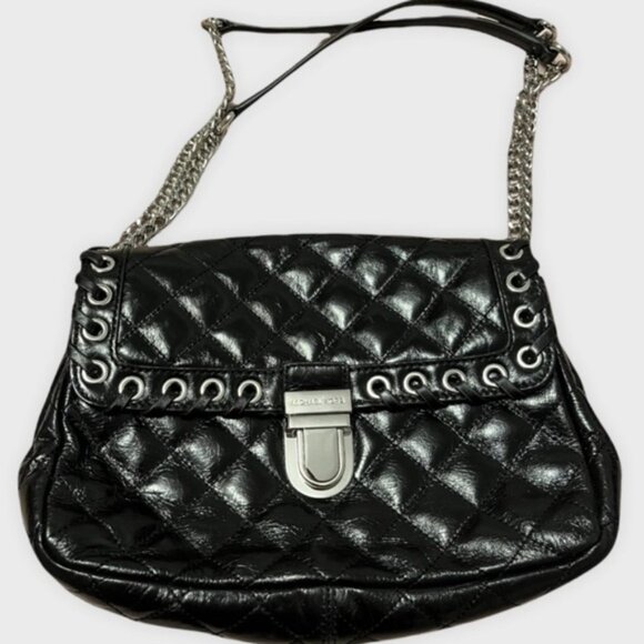 Michael Kors Handbags - Michael Kors Black Quilted Shoulder Bag